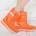 Women Shoes Winter Boots Moon Platform Leather Flat Waterproof Women Multicolor Rubber Duck Boots