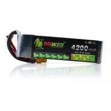 LION RC Lipo battery 4S 14.8v 4200mah 30C for RC airplane and helicopter factory-outlet goods free shipping