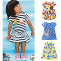 Brand Quality 100 Cotton 2017 New Baby Girls Dresses Summer Children Clothing Kids Clothes Girls Casual