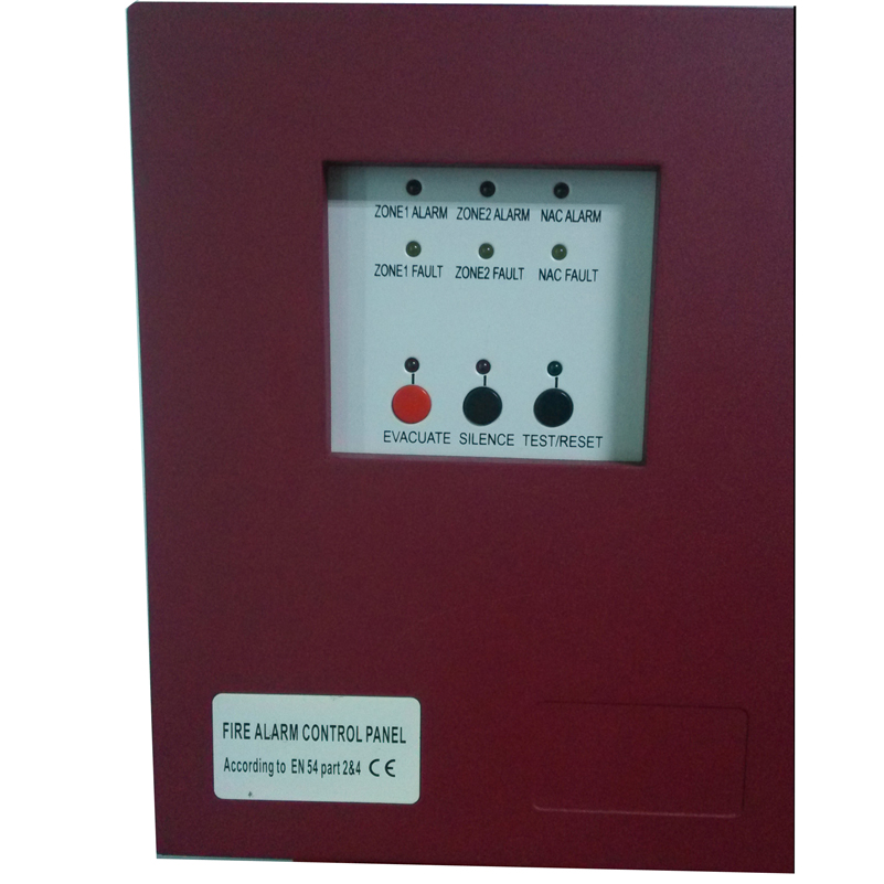 2 Zones Mater  or salve Fire Alarm Control Panel MINI Fire Alarm Control System Conventional Fire  Control Panel