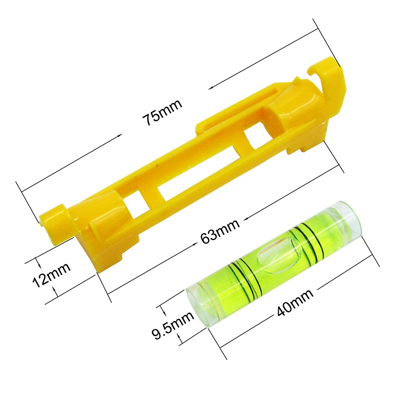 QASE Mini Rope Bubble Level Hanging Line Level Bubble String Spirit