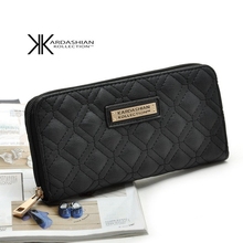 2015 new designer wallet famous brand women wallet and purse clutch leather carteiras kim kardashian kk