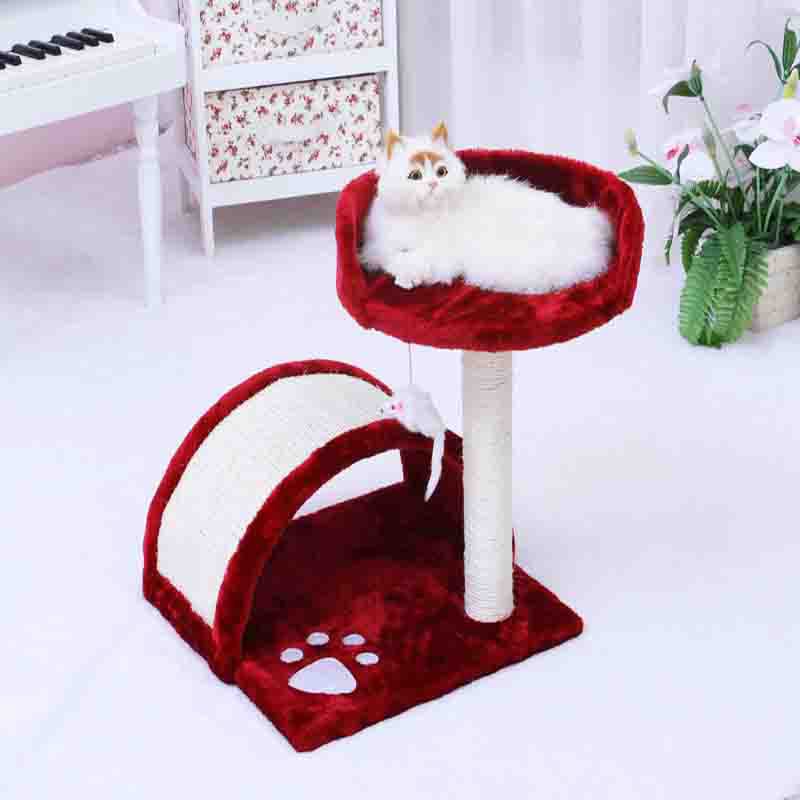Cat Supplies 2015 new design Scratching Posts Climbing Tree For cats Rascador Gato Russia free shipping
