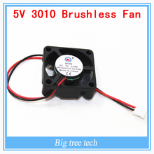 3010s 30MM 30 x 30 x 10MM 12V 2Pin DC Cooler Small Cooling Fan FOR 3D PRINTER PART with free shipping