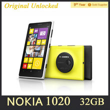 1020 Original Nokia Lumia 1020 Windows Phone 8 Dual Core 4.5″ Screen 32G ROM 41MP Camera NFC Bluetooth 3G Cell phone Refurbished