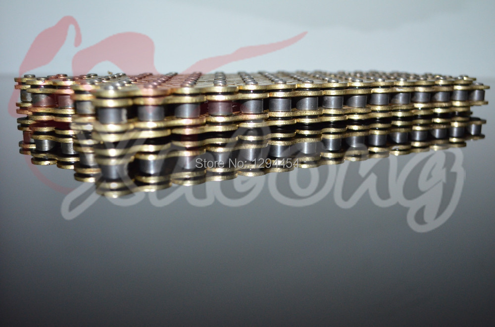 530* 120 Brand New UNIBear Motorcycle Drive Chain 530 Gold O-Ring Chain 120 Links For Yamaha XT 500 XT500 Drive belts