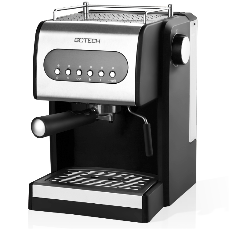 Free shipping Electronic high pressure steam foam for domestic commercial semi automatic font b coffee b