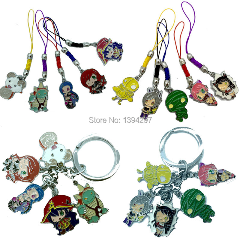 LOL Key Chains Key Rings Bag Charm League Of Legen...