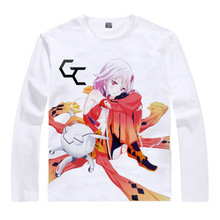 Guilty Crown T-shirts kawaii Japanese Anime t-shirt Manga Shirt Cute Cartoon Shu Ouma Inori Cosplay shirts 40573114919 tee 626