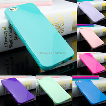 4.7” Candy Color Soft TPU Silicone Skin Back Case Cover For iPhone 6 4.7inch Mobile Phone Bag