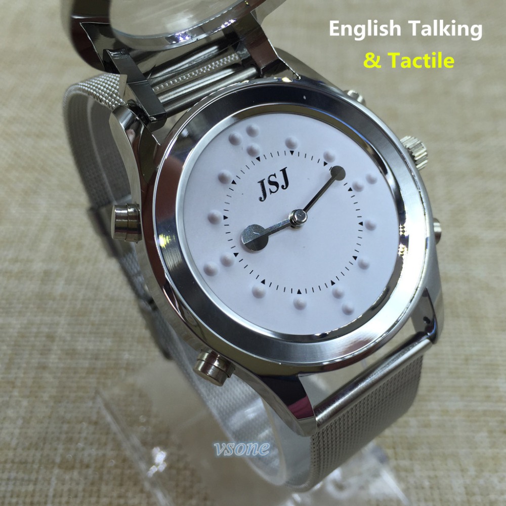 English Talking And Tactile Watch For Blind People Or Visually Impaired Peoplein Lover's English Talking And Tactile Watch For Blind People Or Visually Impaired Peoplein Lover's