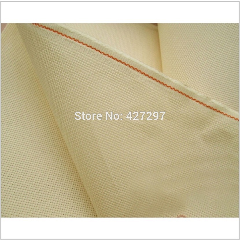 Description Picture 3 of item100% Cotton Embroidery Aida Cloth Fabric Canvas // Cross Stitch Aida Cloth Fabric Canvas Aida Cloth // 18CT/16CT/14CT/11CT/9CT