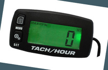 Free Shipping Digital Resettable Inductive Tacho Hour Meter Tachometer For Motorcycle Marine Boat ATV Snowmobile Generator