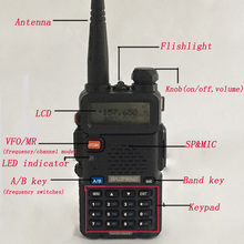 Comunicador Upgrade Baofeng Uv 5r Walkie Talkie Radio FM For Two 2 Way Dual Band VHF