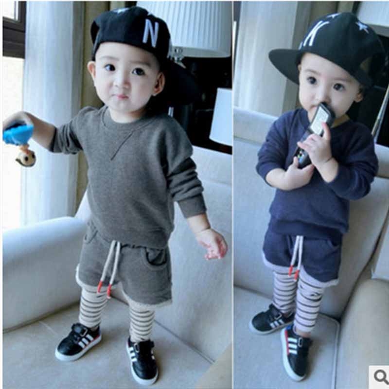 2016 new star children s font b clothing b font children s sports pants suit font