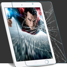 Hot On Sale! 9H Tempered Glass Screen Protector For ipad Air  With Retail box  Explosion Proof Clear Toughened Protective Film