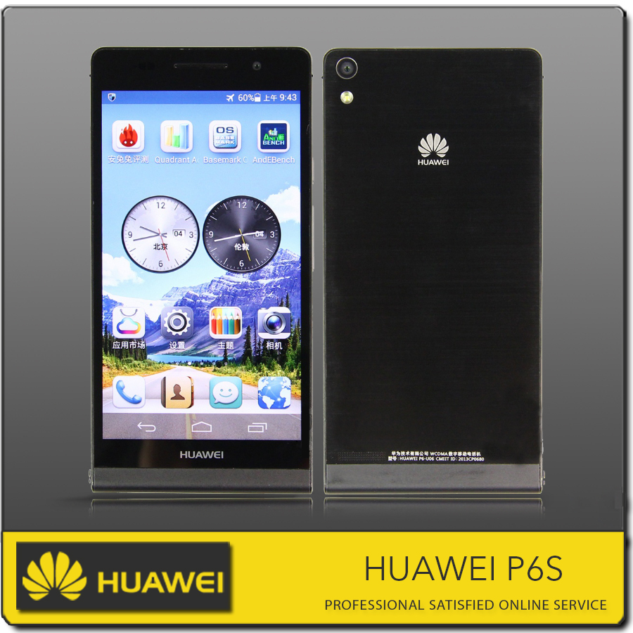 Huawei Ascend P6 P6S K3V2 Cortex A9 quad core 1 5GHz 4 7 IPS 1280 720P