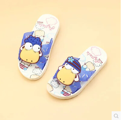 House Shoes Kids 2015 NEW Sheep Kids Home Slippers Antiskid Slippers ...