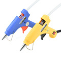 NEWACALOX 20W EU Plug Hot Melt Glue Gun with Free 1pc 7mm Glue Stick Industrial Mini