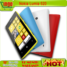 Original Nokia Lumia 520 Windows Mobile Phone 8 nokia 520 smartphone Dual core 8GB ROM 5MP