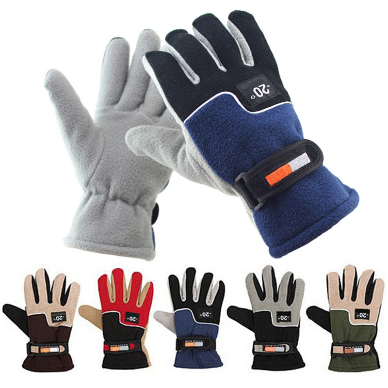 Cold Weather Thermal Glove for Men Free Country Winter Ski Gloves
