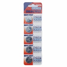 Free shipping 5pcs/lot Top sales CR2032 CR-2032 Lithium Button Coin Batteries 3V cell button