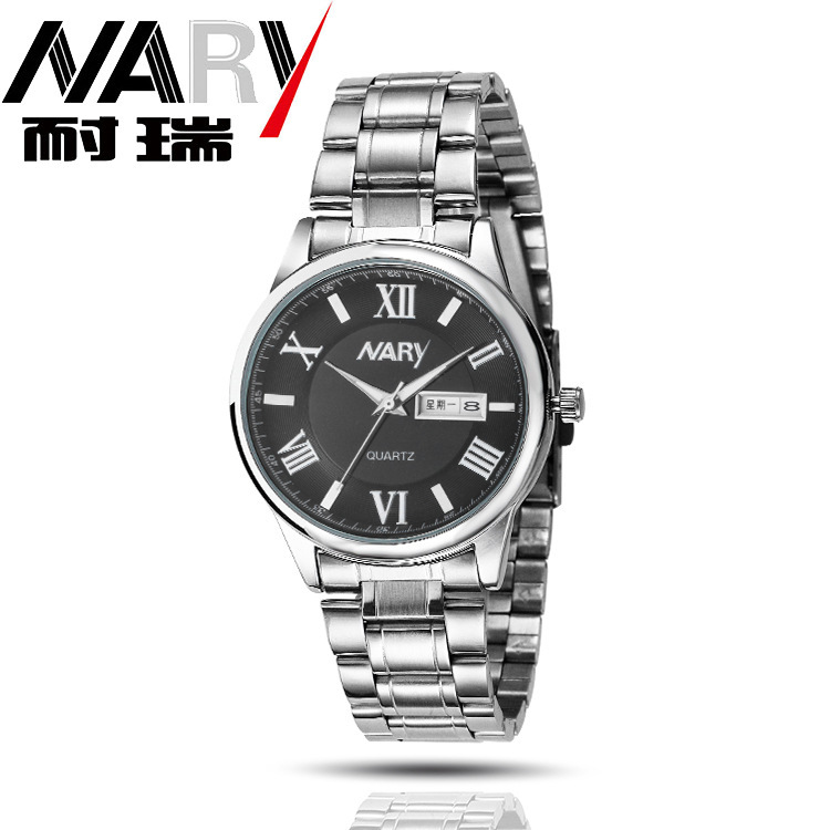 Здесь можно купить  [Authentic] NARY2014 resistant Swiss designer watches couple watches 6091 explosion calendar quartz watch gift table  Часы