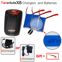 YIZHAN Tarantula X6 JJRC H16 Spare part RC Quadcopter 3x 7.4V 1200mAh Batteries + EU/US Plug balance Charger drone accessories