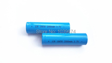 Free DHL Rechargeable Li ion ICR 18650 2000mah 3 7V Battery Cell for Flashlights
