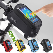 CYCLING BIKE BICYCLE FRAME IPHONE HOLDER PANNIER MOBILE PHONE CASE BAG POUCH