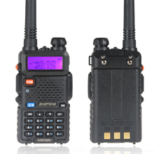 BaoFeng UV-5R Dual Band VHF 136-174MHz / UHF 400-480MHz 5W 128CH Walkie Talkie with “LCD” Display,free shipping!
