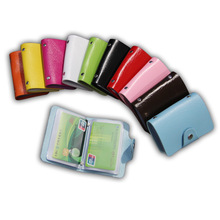 24 Slots credit cards Men and Women pu Leather Credit Card Holder ID holders Card holders  Business Case Purse 24 Slots