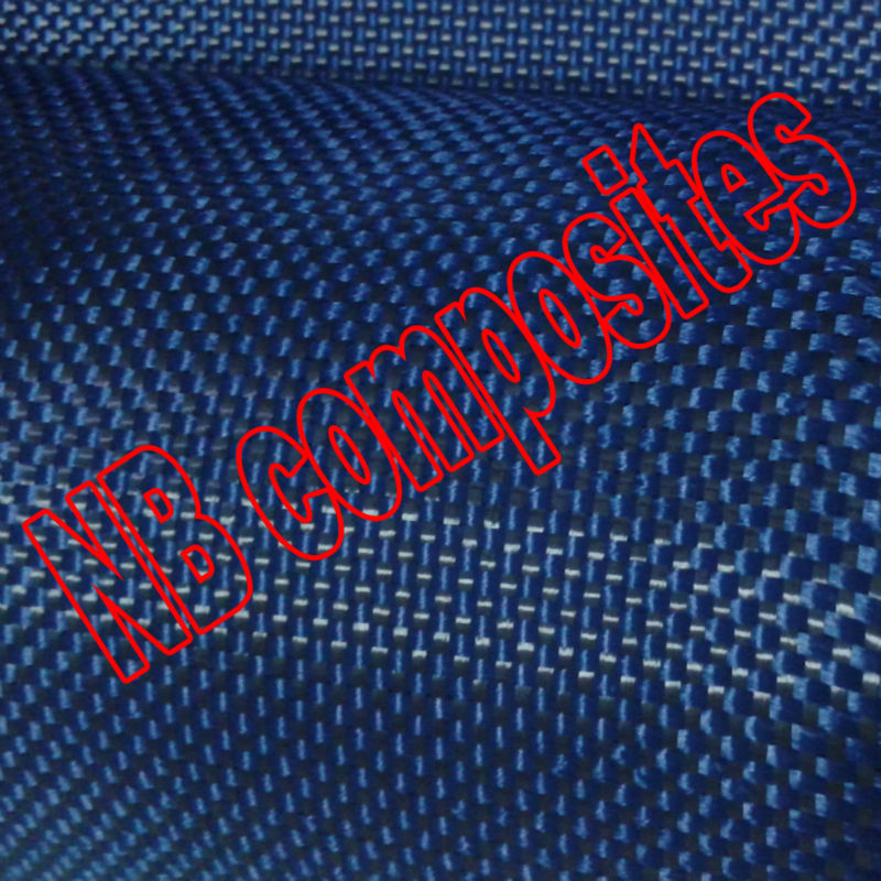Buy Blue carbon fiber blue Kevlar carbon fabric 200g