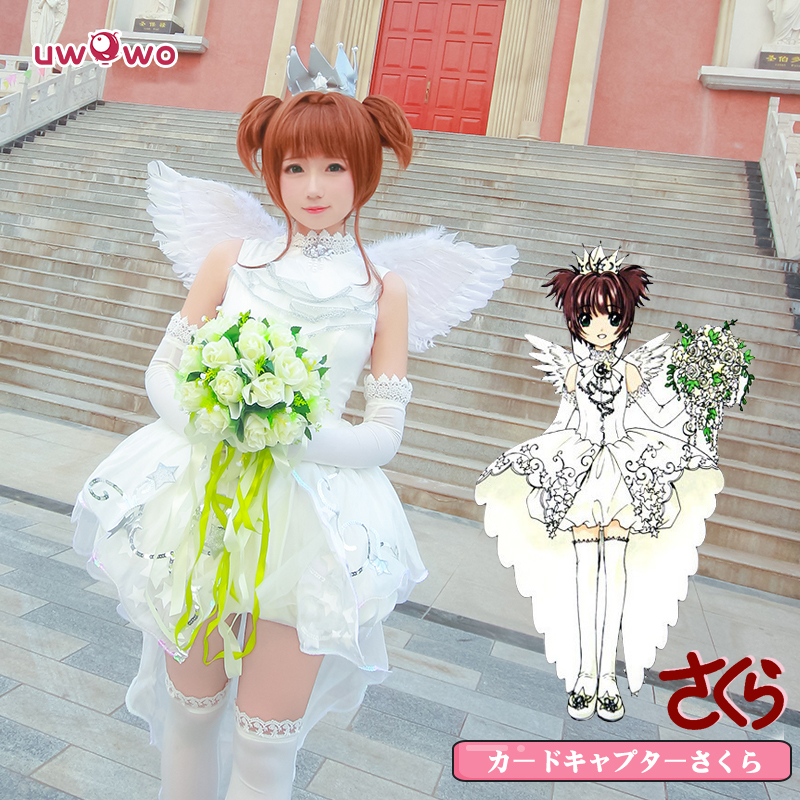 Aliexpress.com : Buy Kinomoto Sakura Cosplay CARDCAPTOR SAKURA White