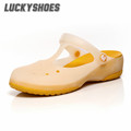 LuckyShoes 2017 Summer New Fashion Comfortable Breathable Jelly ShoesWoman Sandals 4 Color Fretwork Flats Woman