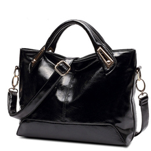 2016 Hot Sale New Fashion Brand Leather Handbag Women Vintage Tote Oil leather Stylish Shoulder Messenger Bag YS1155