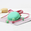 Cute Macaroon Mobile Phone 3 5mm in ear Earphones for IPhone 6 6s plus 5s for