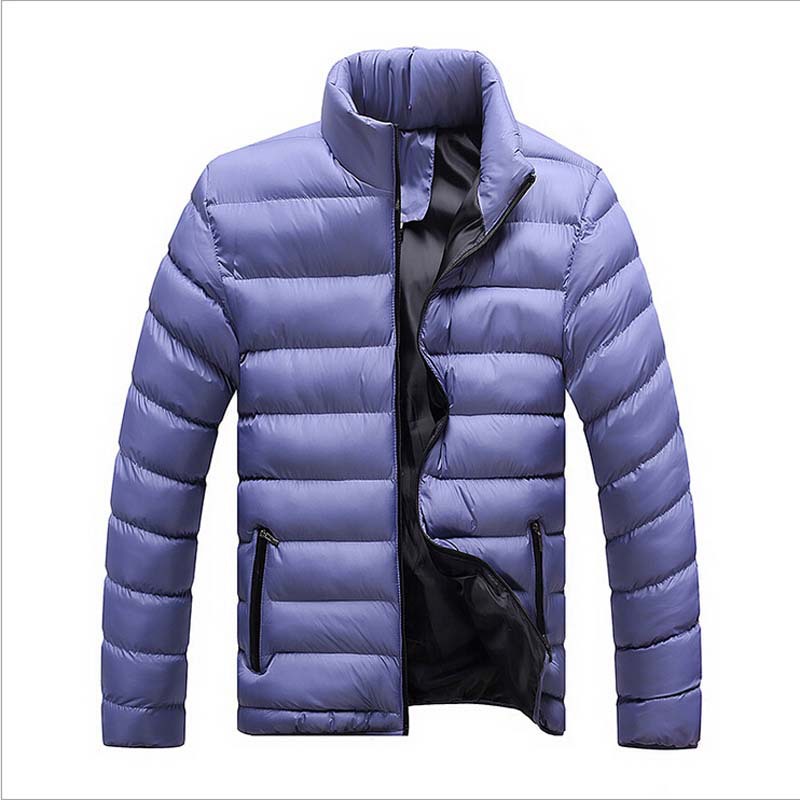 Winter jacket men 2015 new arrival fashion casual slim fit down jacket parka solid stand collar