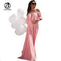 2016 Summer Maternity Maxi Dresses Solid Chiffon Pregnancy Party Dresses Boho Beach Fashion Maternity Maxi Long