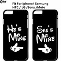 He s Mine She s Mine Phone Cases For iPhone 4 4s 5 5s 5c 6