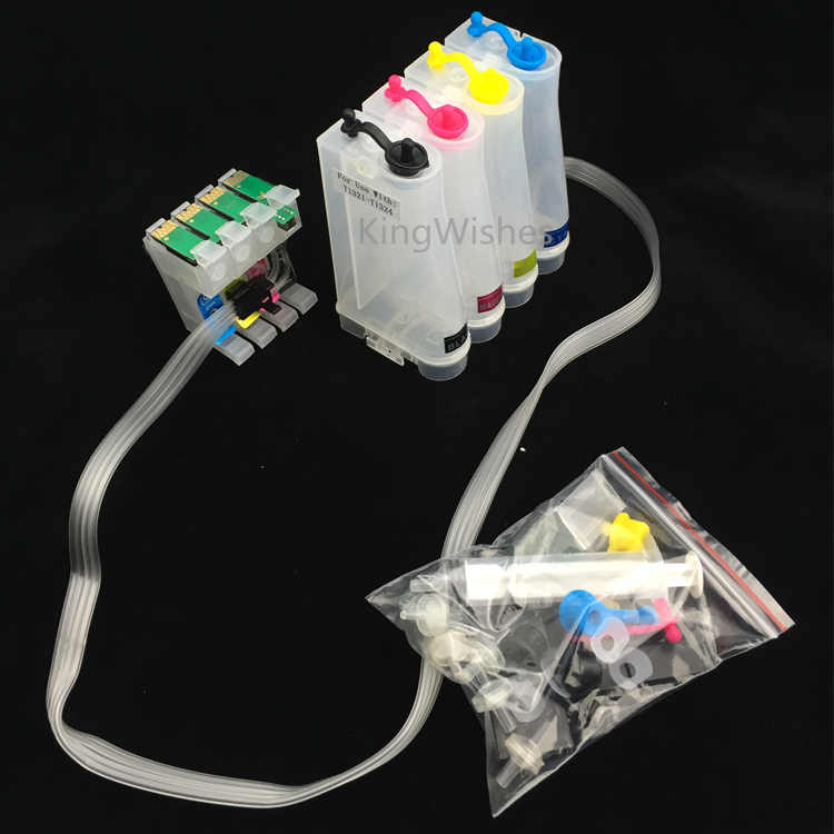 4 Color T1281 T1284 Empty CISS With ARC Chip For Epson SX420W SX425W SX235W SX435W SX230