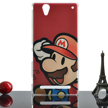 New Hot High Quality Ultra thin Painted Cute Cartoon UV Print Hard Cover Case For SONY