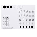 silicone nail mat Workspace Stamping Plate Washable Mat Table Transfer Tools For Nail Art G6714