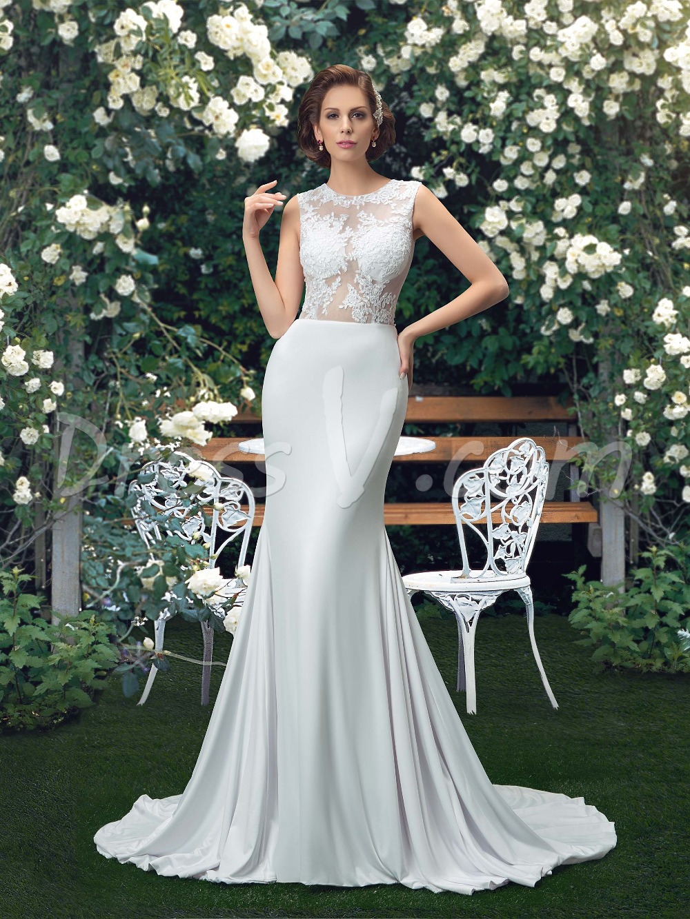 Charming Beach/Garden Wedding Dresses 2015