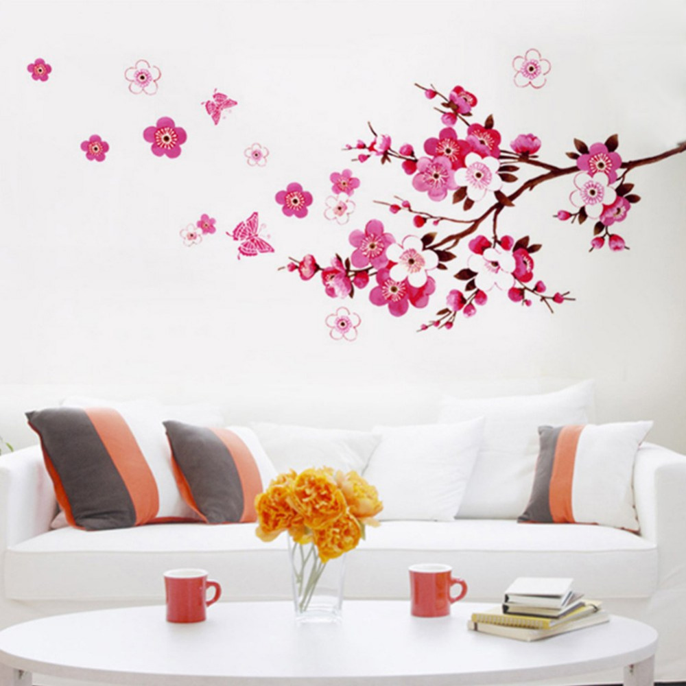 Wallpaper Dinding 3d Bunga Sakura Image Num 96