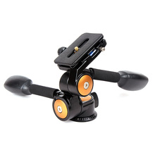 Q80 Professional Load 10KG Aluminum 360 Swivel Ball Head Quick Release Plate Double Handle For Tripod