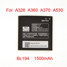 1500mAh Full Capacity Replacement Mobile Phone Battery for Lenovo For Lenovo A326 A360 A370 A530 Battery