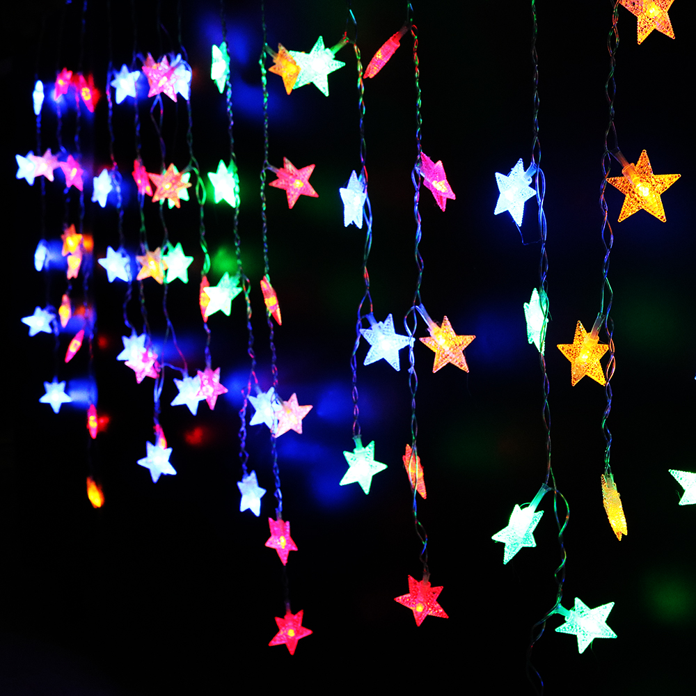 Led string Light little star christmas decoration 3.5M AC 220V led Ice strip New year indoor use ...
