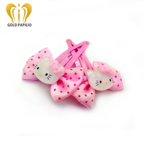 10price/lot 2016 korean cute hello kitty hair clip bowknot girls hair accessories hairpin
