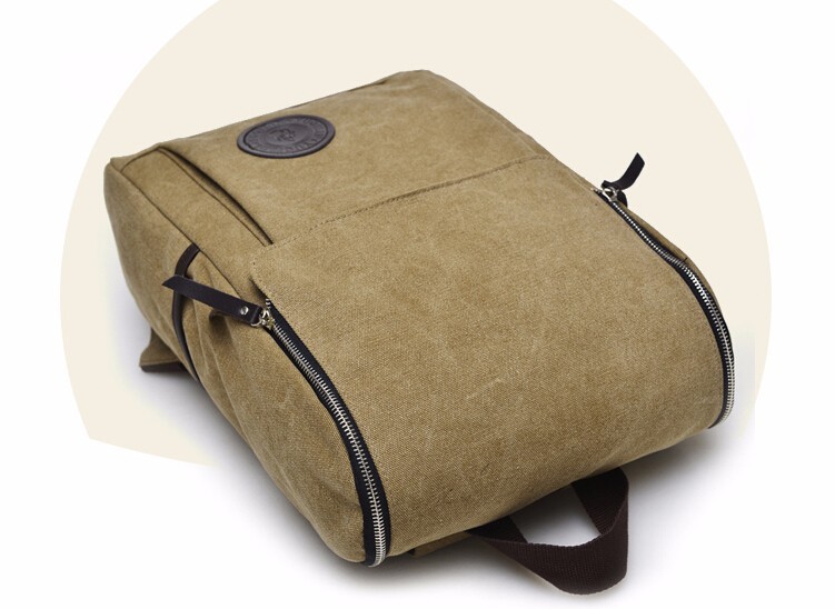 New Vintage Backpack Fashion High quality men Canvas Backpack boy school bag Casual Travel Bags (11)